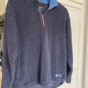 Southern Marsh Sherpa 1/4 zip, Gray , Med.